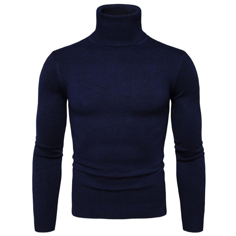 Herren eleganter Rollkragenpullover aus feiner Merinowolle ModeGeist