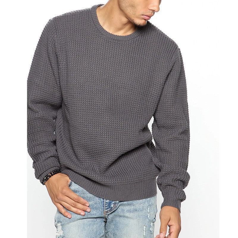 Herren Grobstrickpullover mit modernem Schnitt und kuscheligem Innenfutter ModeGeist
