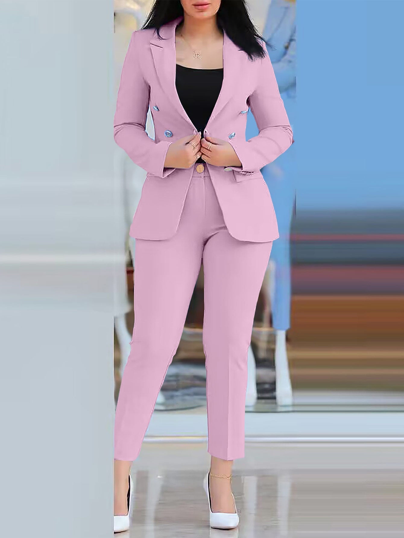 Damen Elegante und bequeme Business-Anzugkombination ModeGeist