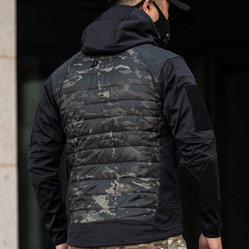Herren funktionale Outdoor-Jacke mit isolierter Steppstruktur ModeGeist