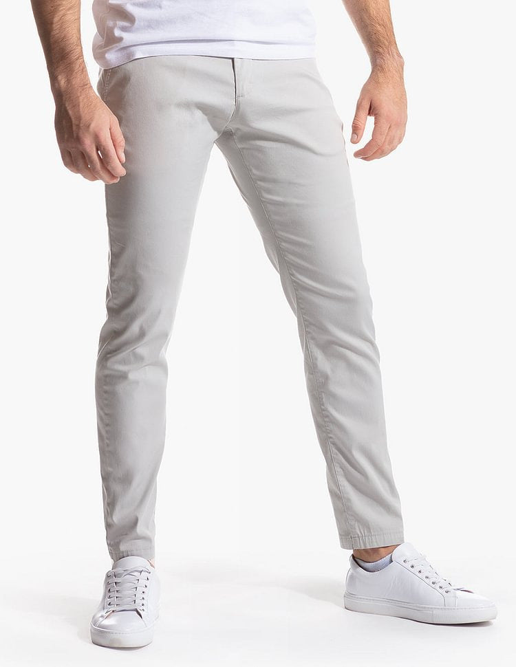 Herren Slim-Fit Chinohose aus atmungsaktivem Material ModeGeist