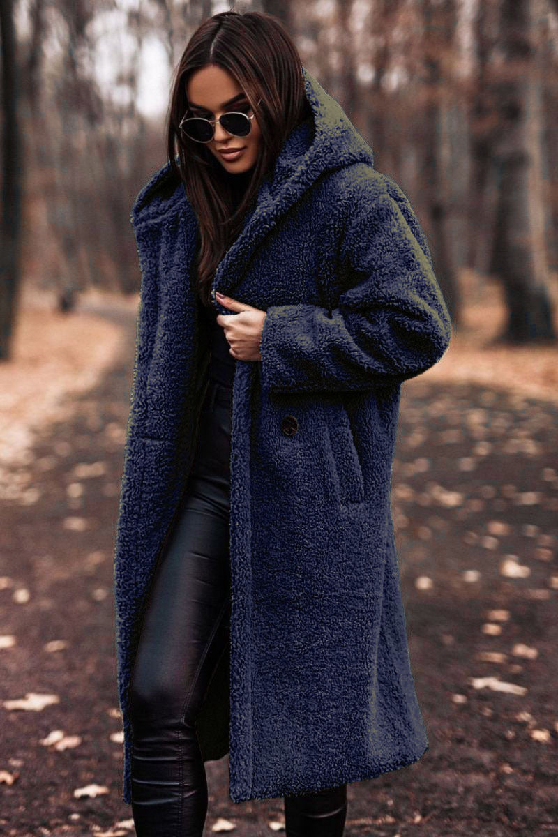 Damen Kuscheliger Oversized-Mantel ModeGeist