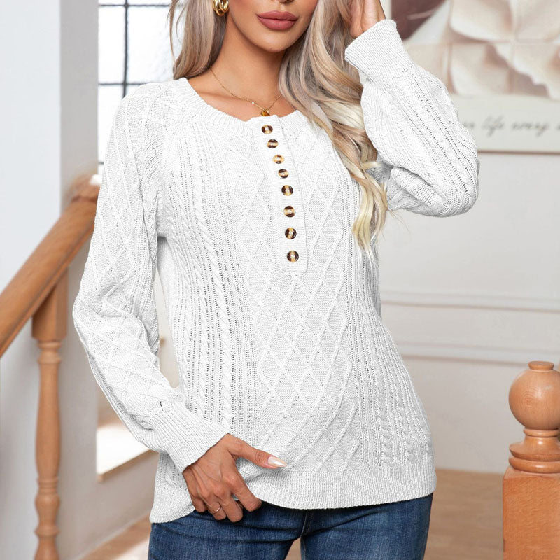 ModeGeist | Pullover Mit Zopfmuster Und Weichem Stoff