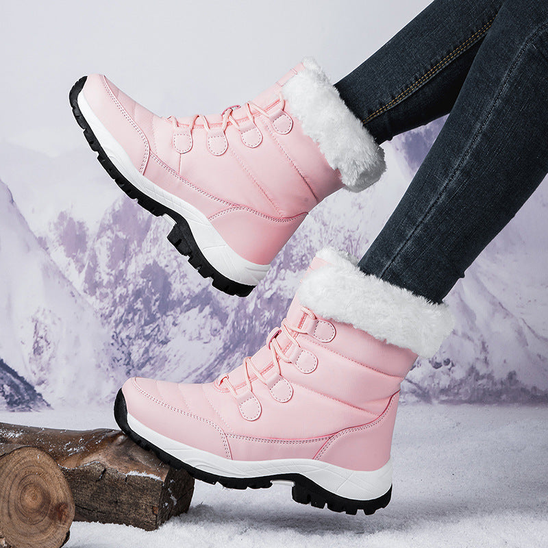 ModeGeist | Stiefel - Knöchelhöhe - Ge Quiltete Nähte - Fleece Gefüttert