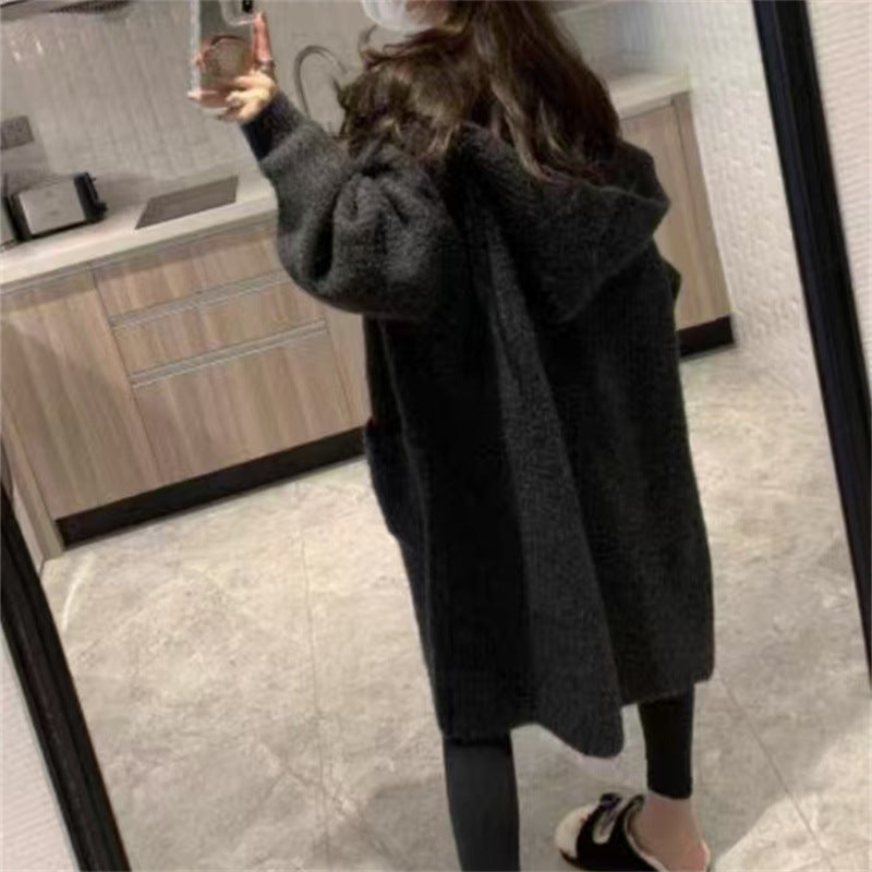 Damen Langstrickjacke mit eleganter Rippstruktur und praktischen Taschen ModeGeist