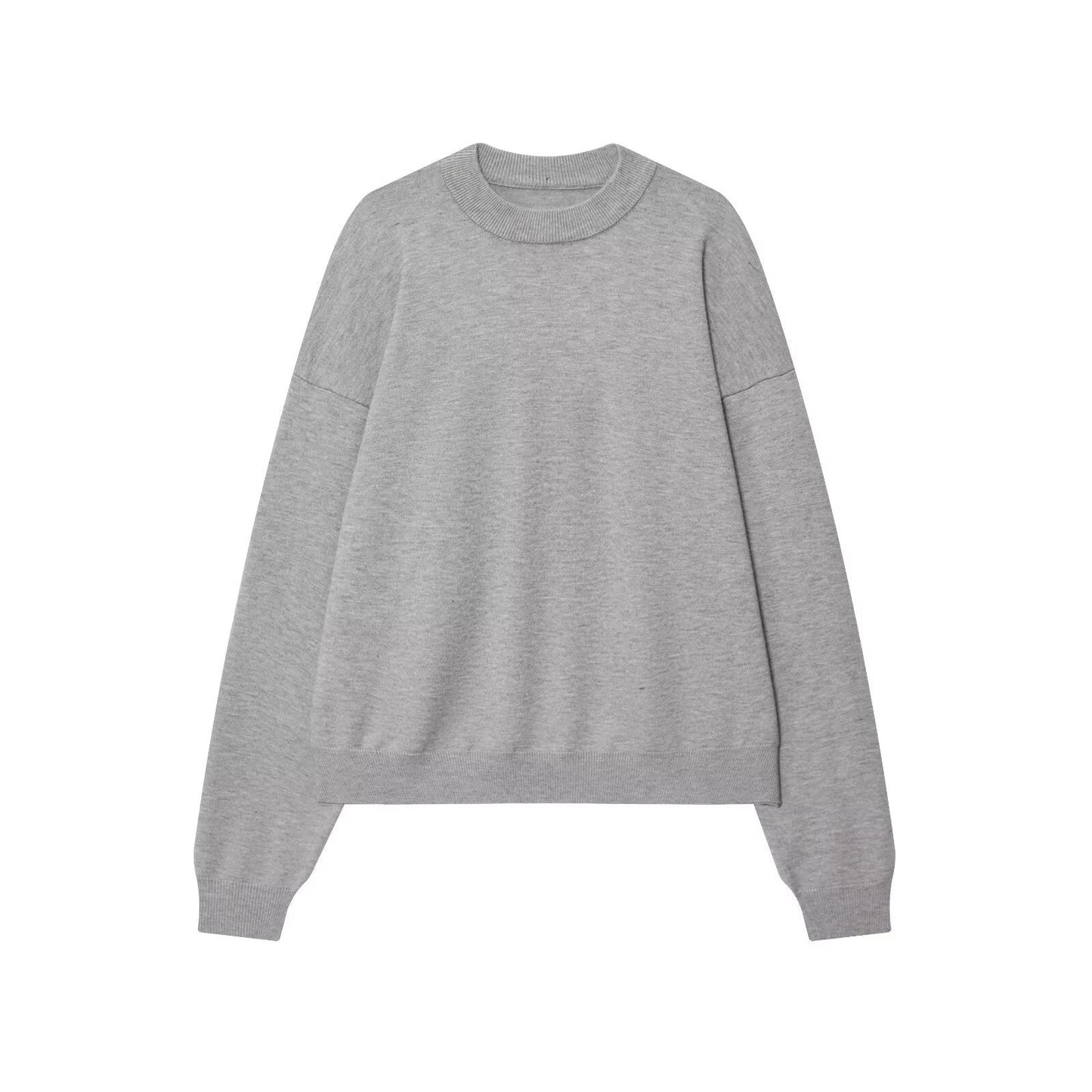 Damen lässiger Sweatshirt mit engem Kragen ModeGeist