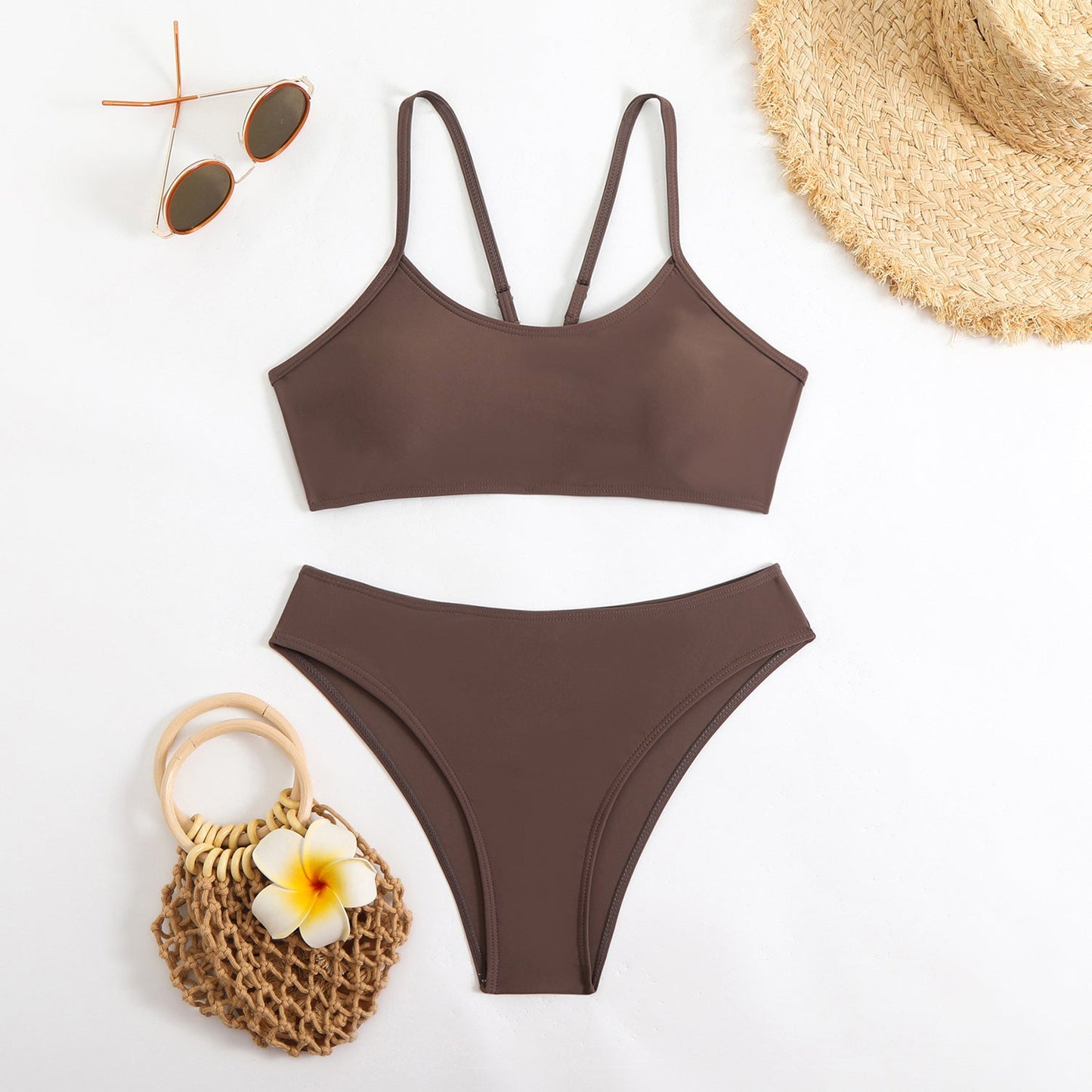 Minimalistischer Damen-Bikini (hochgeschnitten) von MODEGEIST