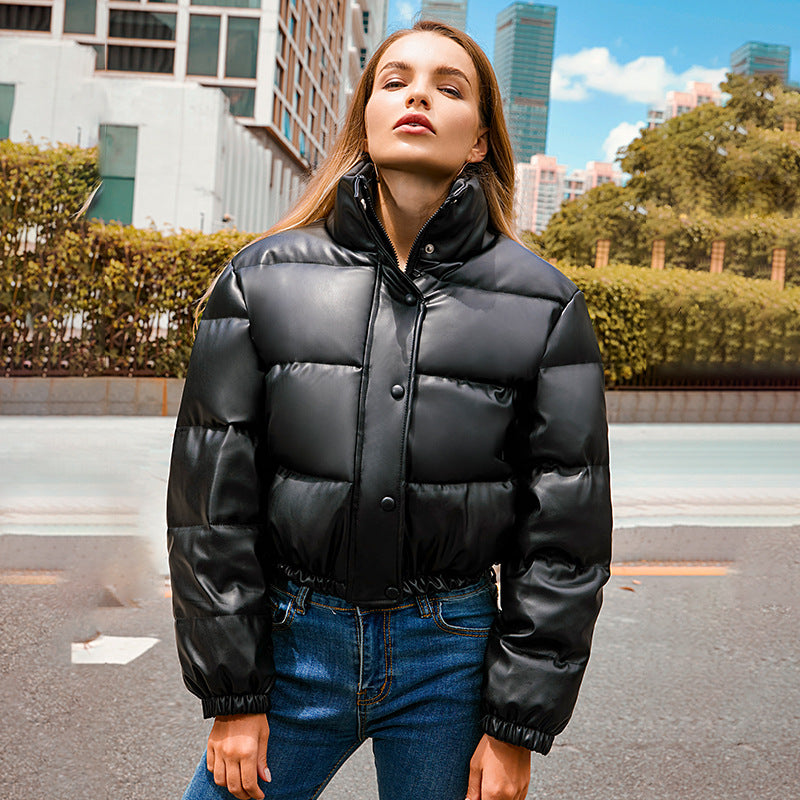 Damen modische cropped Steppjacke ModeGeist