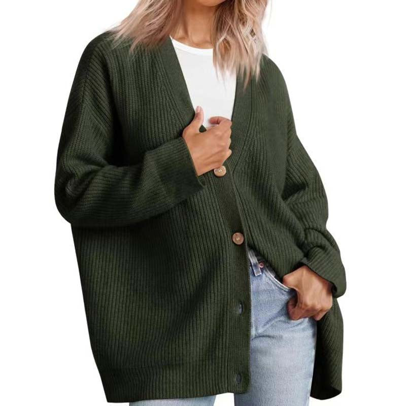 ModeGeist | Klassische Strick-Strickjacke für Alltag