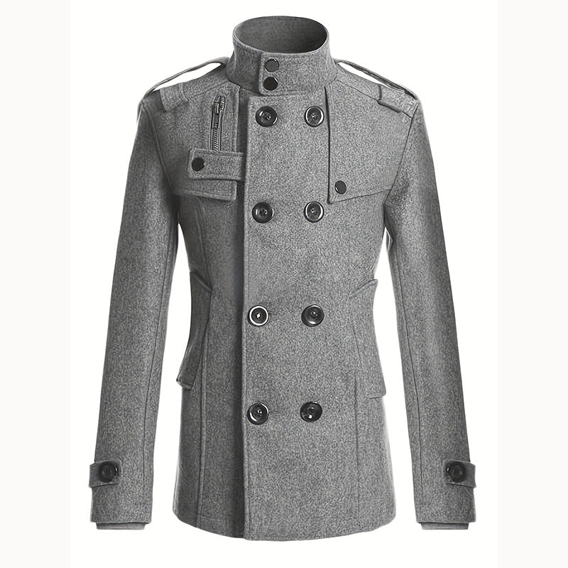 Damen Modischer Trenchcoat mit asymmetrischem Schnitt und praktischen Taschen ModeGeist