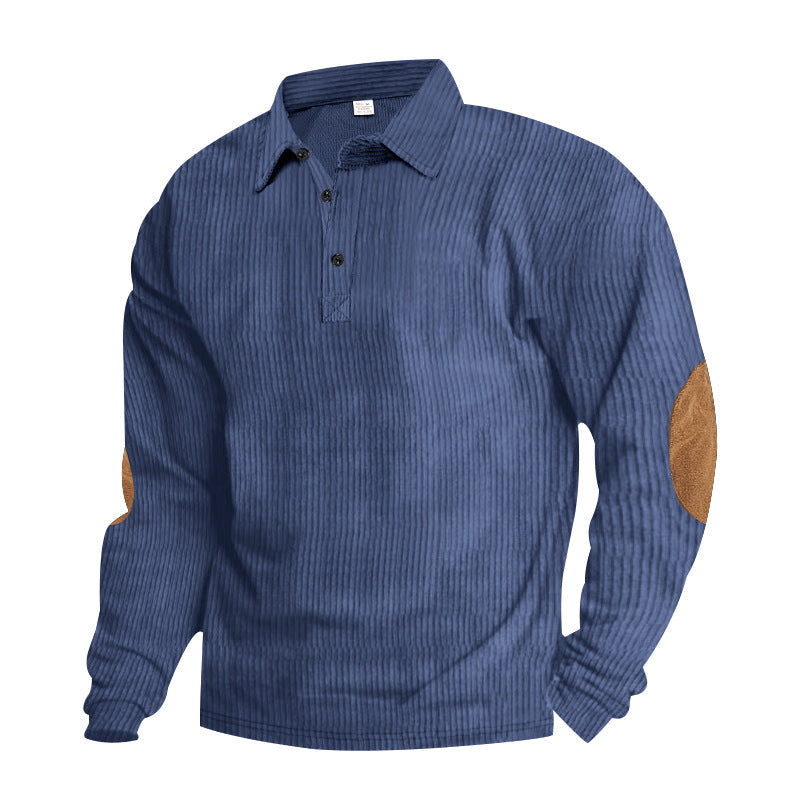 Herren Langarm Hemd mit strukturiertem Design Details ModeGeist