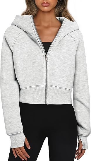 Damen cropped Kapuzenjacke ModeGeist