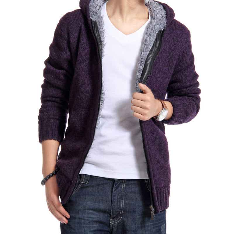 Herren kuschelige Strickjacke mit hochwertigem Innenfutter ModeGeist
