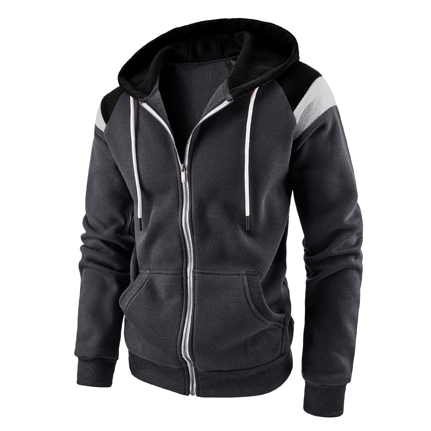 Herren sportlicher Kapuzenzipper ModeGeist