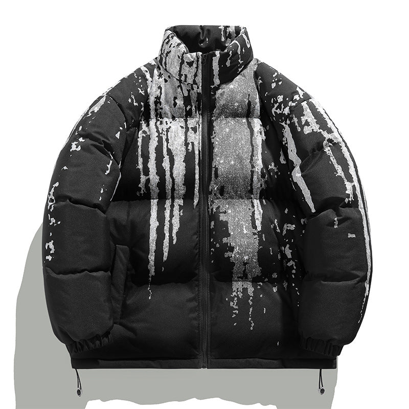 Damen Winterpufferjacke mit elastischen Bündchen und stylischem Design ModeGeist