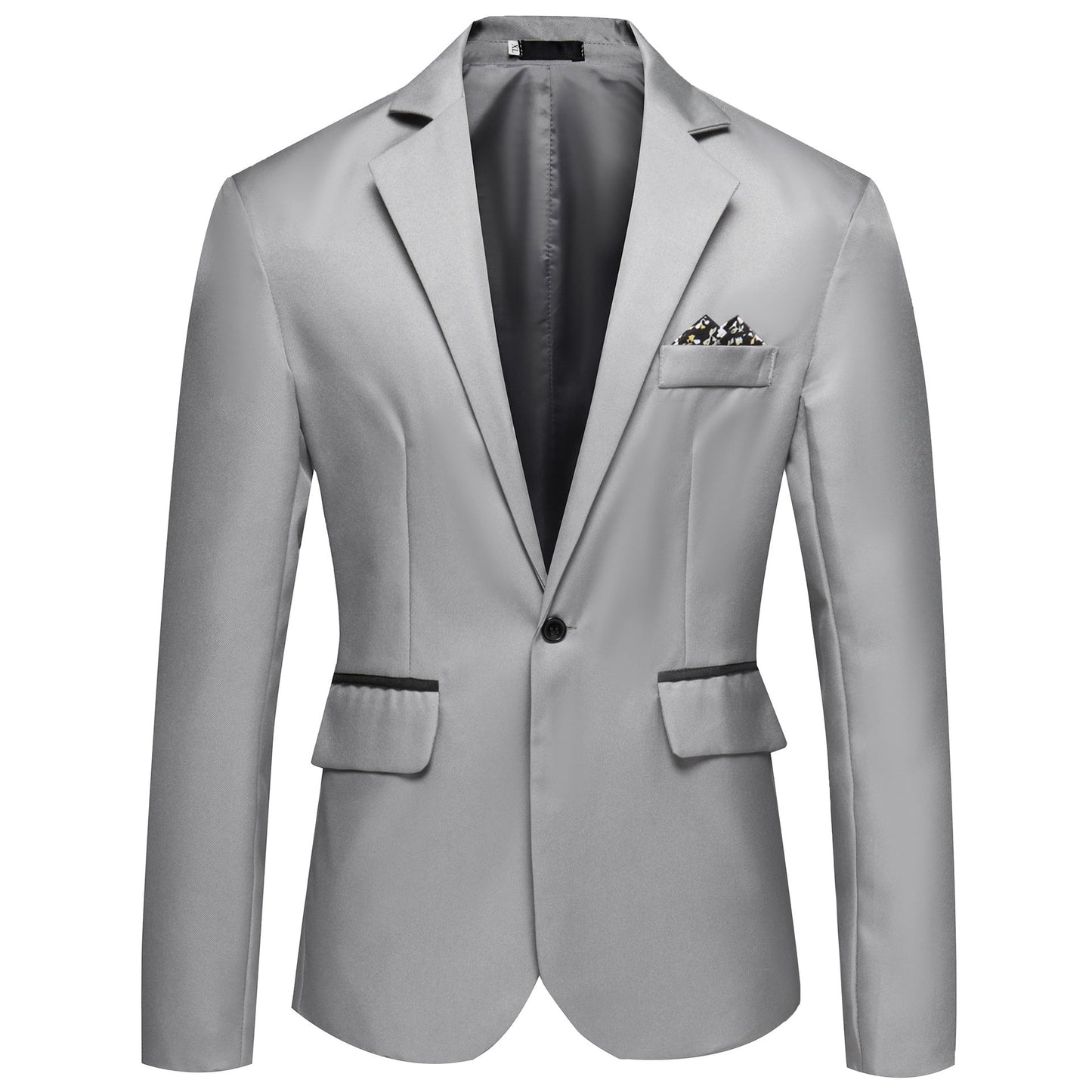 Herren modischer und eleganter Anzugjacke mit satiniertem Finish ModeGeist