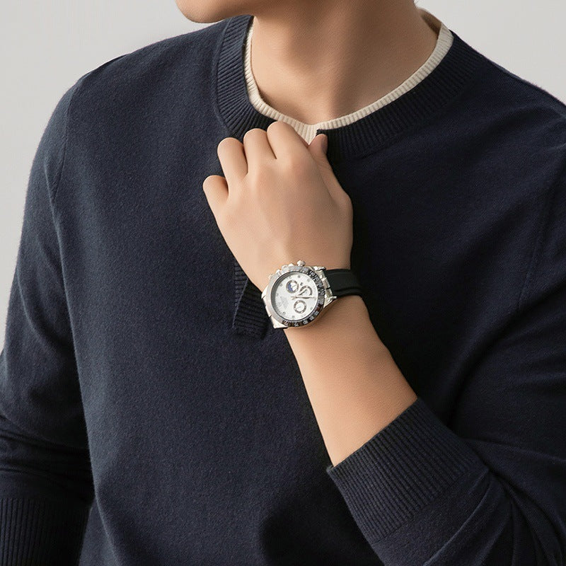Herren Uhrenarmband mit sportlichem Design und Multifunktionszeiger ModeGeist