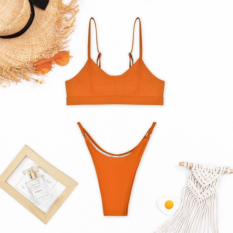 Bikini-Set für Damen mit modischen, verstellbaren Ausschnitten und elastischem Bund von MODEGEIST