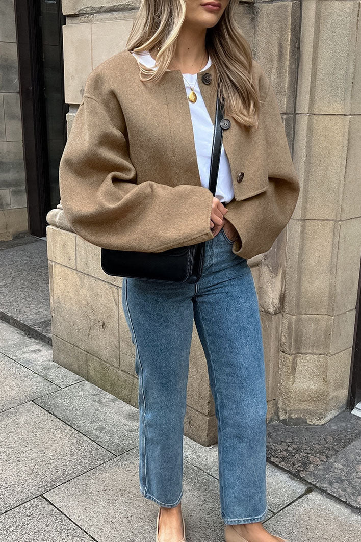 ModeGeist | Relaxed Fit Kurz Wollmantel