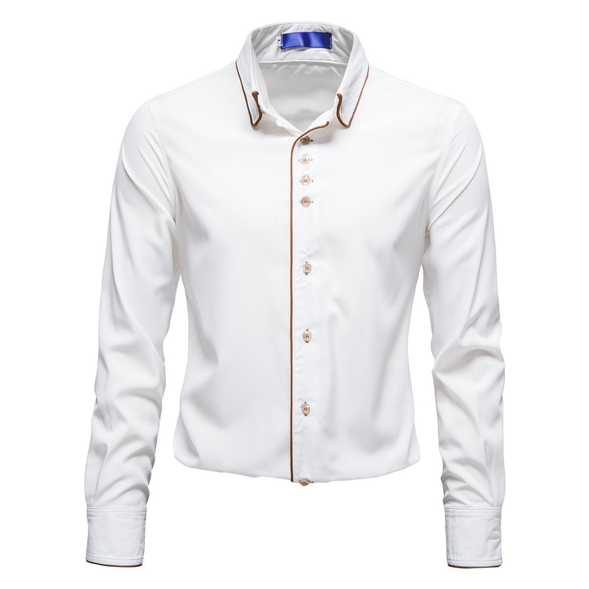Herren Elegantes Hemd mit kontrastierenden Akzenten ModeGeist
