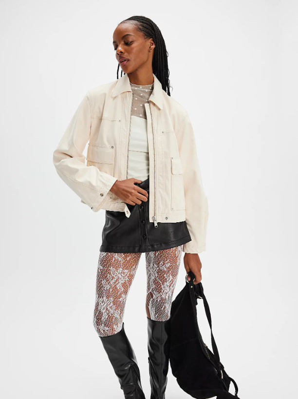Damen Leichte Utility-Jacke ModeGeist