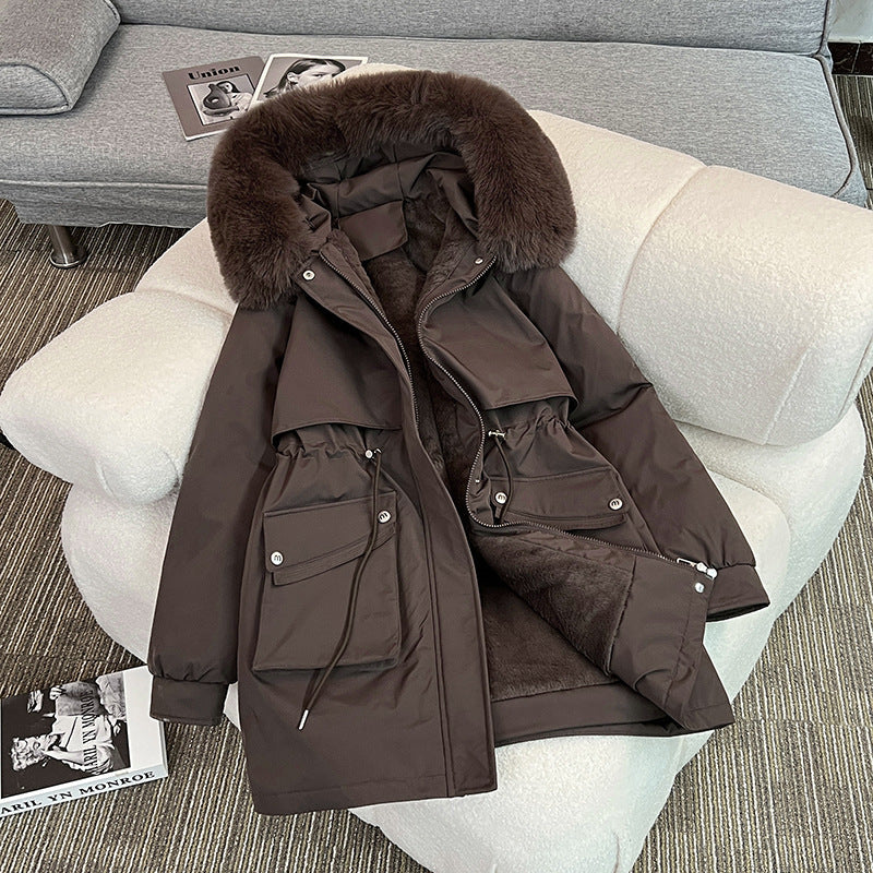 Damen Modischer Winterparka mit kuscheligem Innenfutter und praktischen Taschen ModeGeist