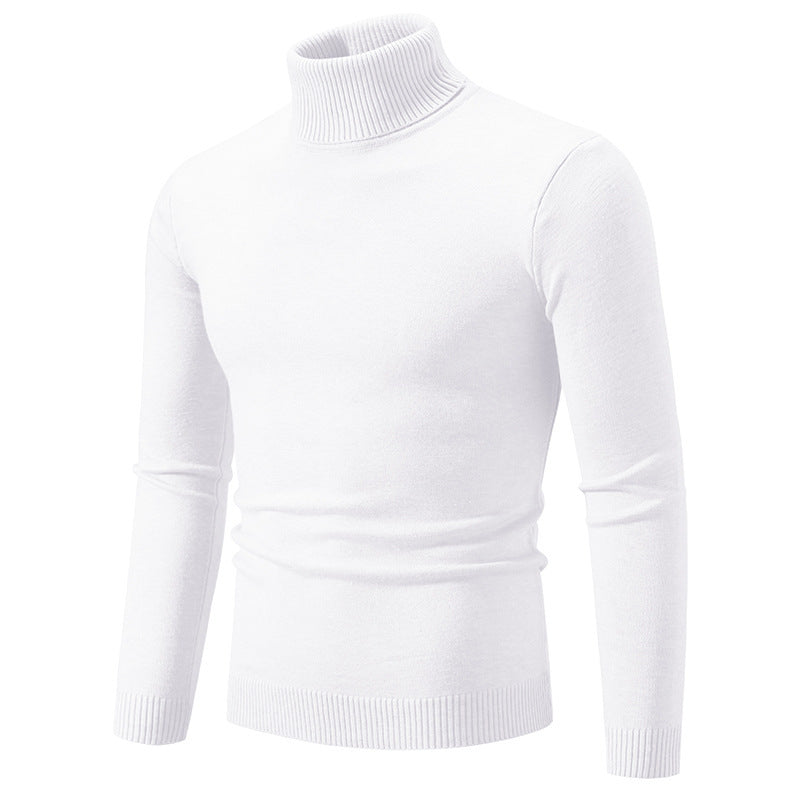 Herren eleganter Rollkragenpullover aus feiner Baumwolle ModeGeist