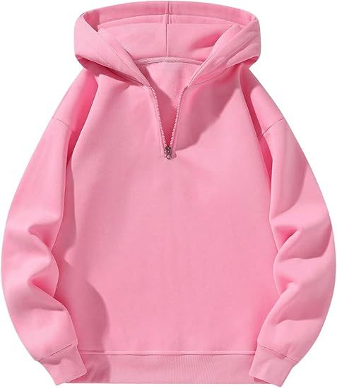 Herren sportlicher Kapuzenpullover mit halbem Reißverschluss ModeGeist