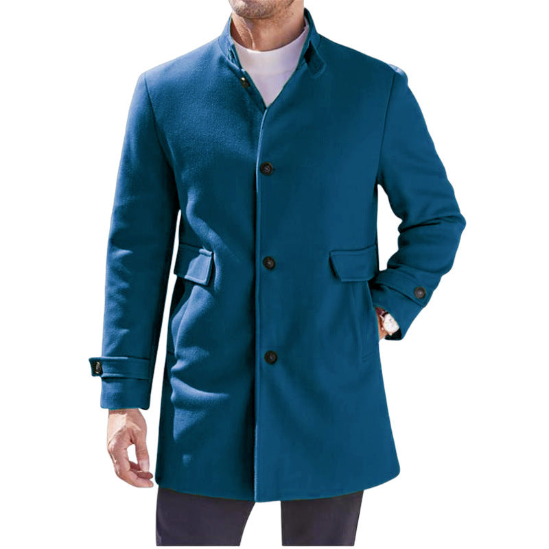 Herren klassischer Wollmantel ModeGeist