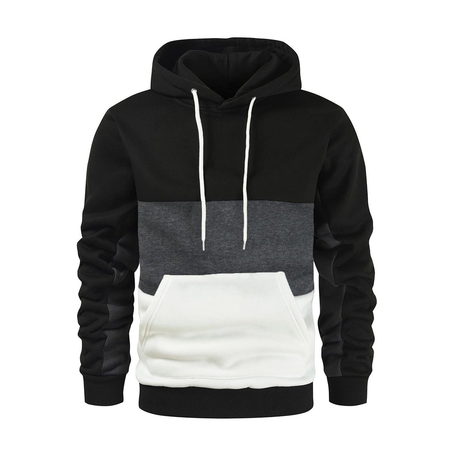 Herren Kapuzenpullover mit modischem Farbblockdesign ModeGeist