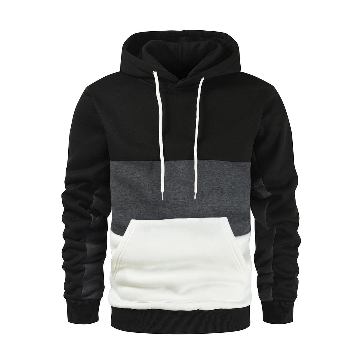 Herren Kapuzenpullover mit modischem Farbblockdesign ModeGeist
