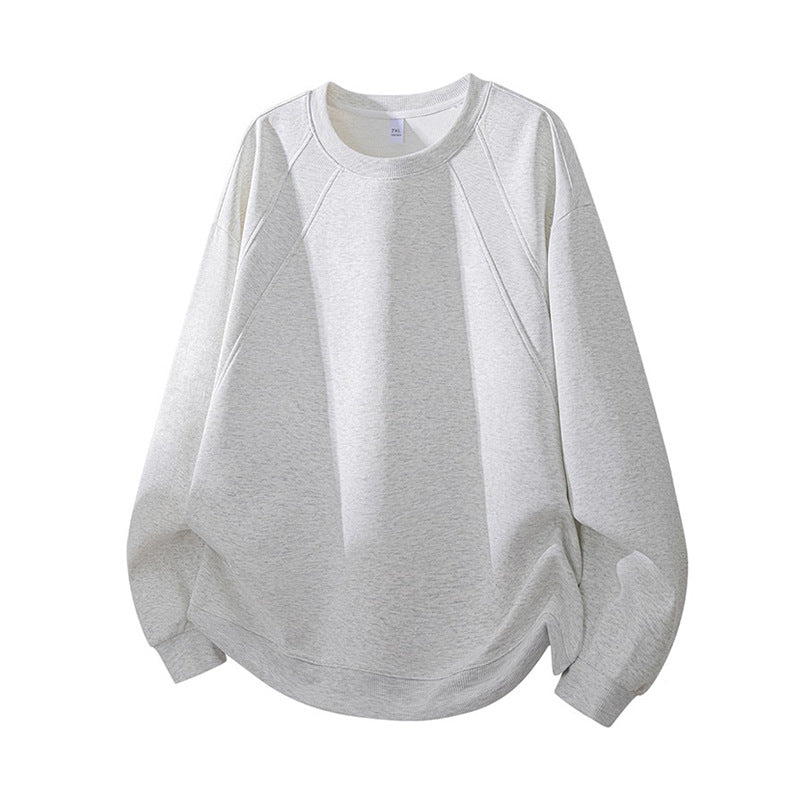 Damen Oversized Sweatshirt mit Raglanärmeln und elastischem Bund ModeGeist