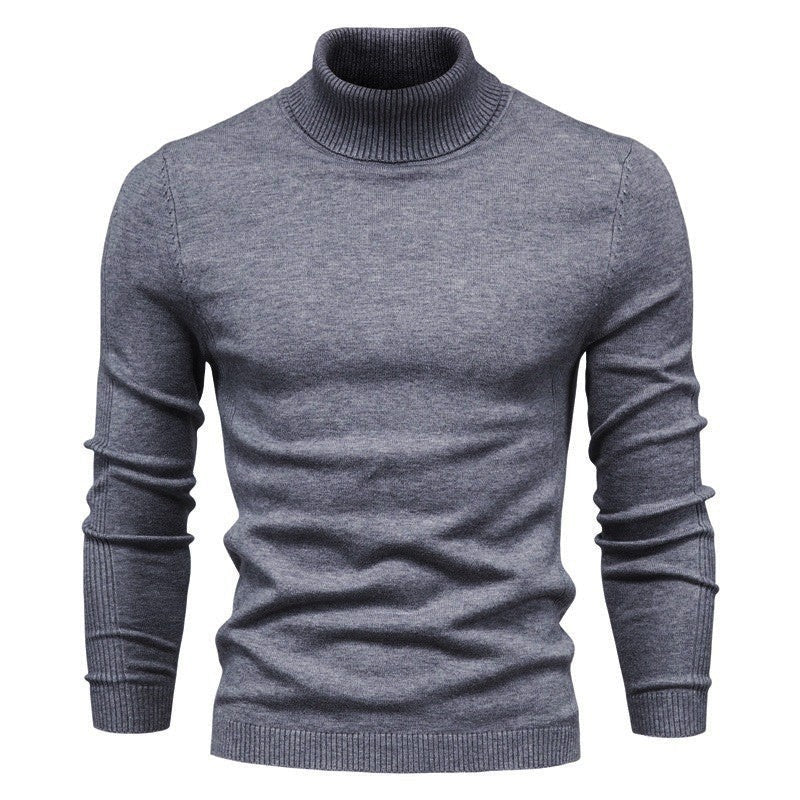 Herren eleganter Rollkragenpullover aus feinem Strick ModeGeist