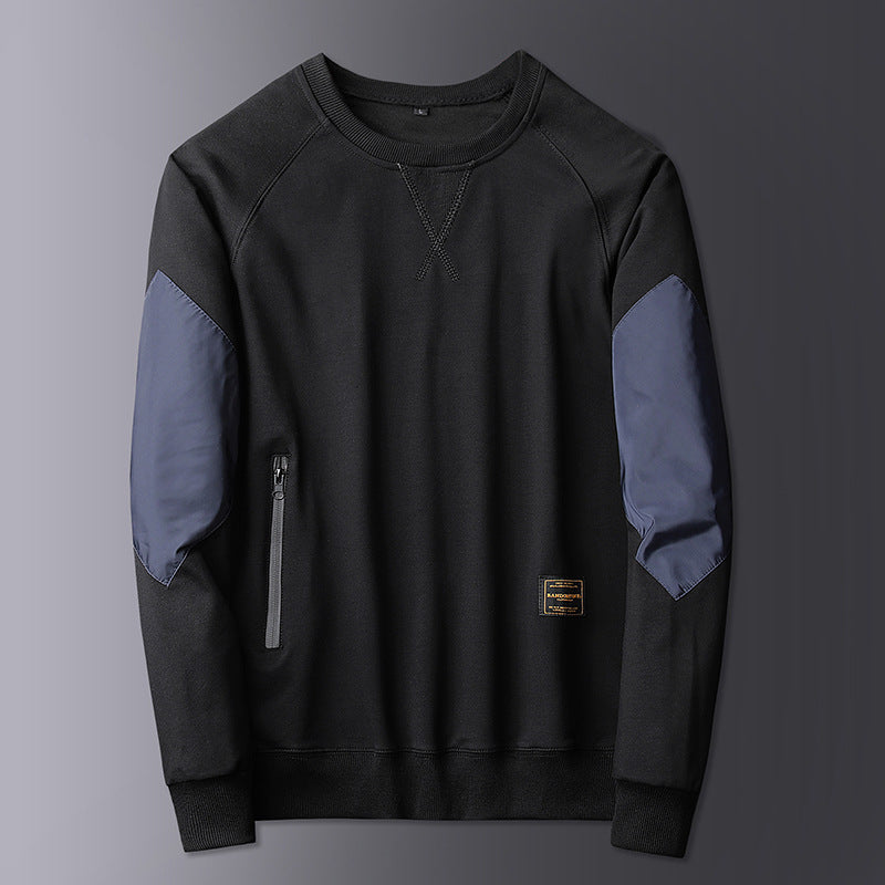 Herren Sportlicher Sweatshirt mit kontrastierenden Ärmeln ModeGeist