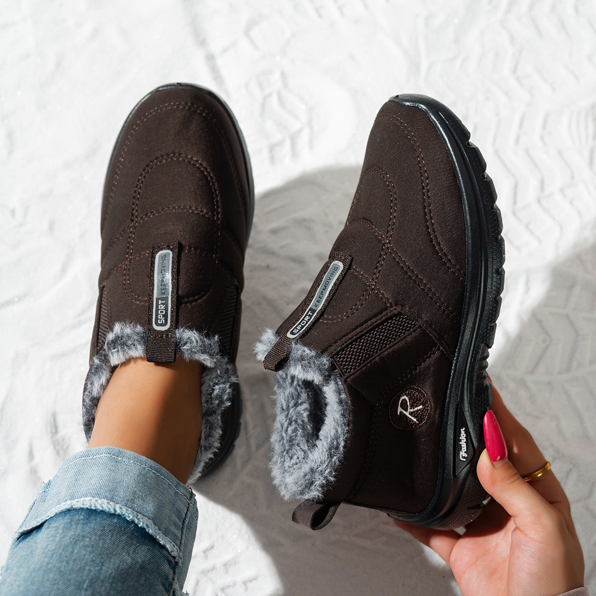 Damen Sportliche Winterstiefel ModeGeist