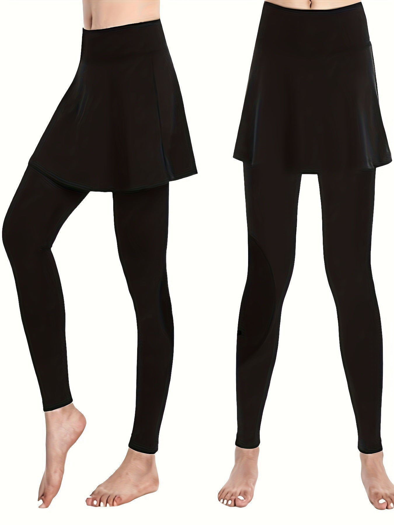 Damen Leggings mit integrierter Skirtschnitt ModeGeist