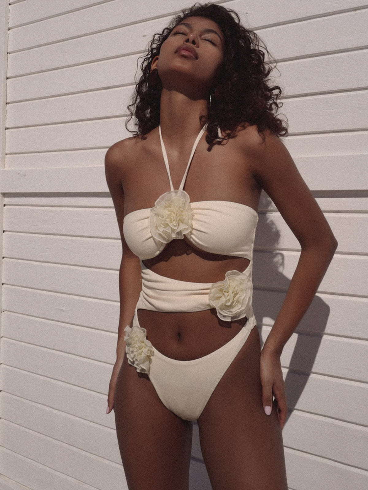 Modegeist Damen Bikini Set mit Verzierungen
