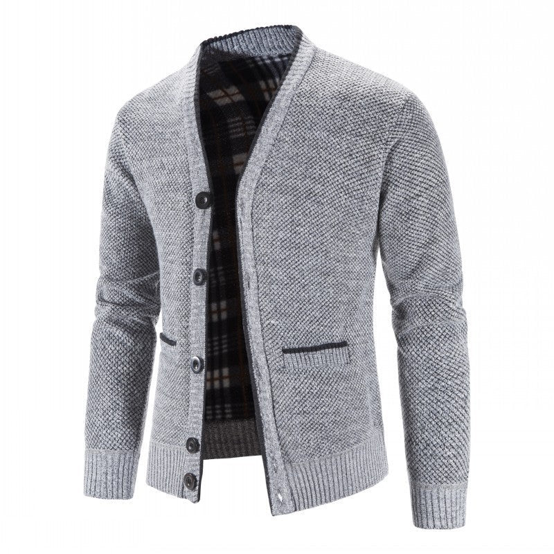 Damen Strickjacke im modernen Herringbone-Muster ModeGeist