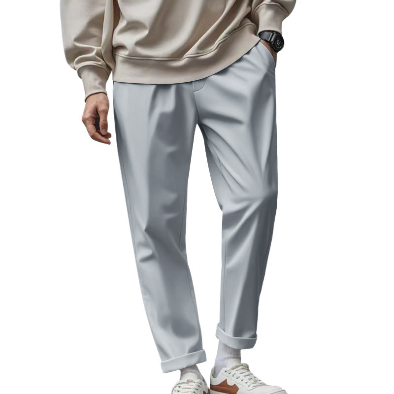 Herren elegante Chino-Hose mit bequemem Bund und modischem Schnitt ModeGeist