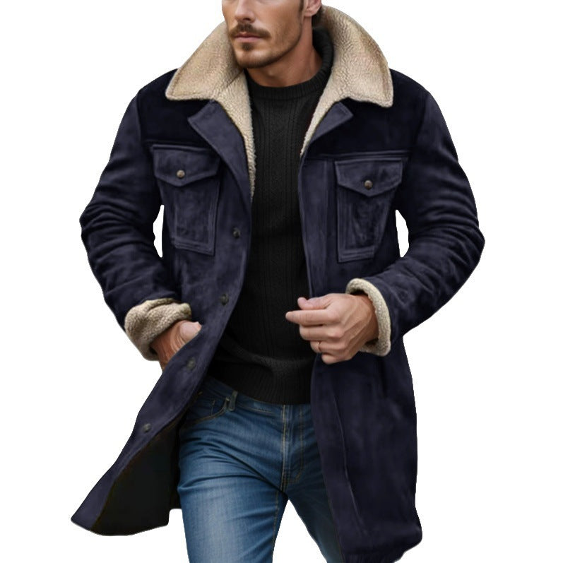Herren Warm gefütterte Modische Jacke ModeGeist