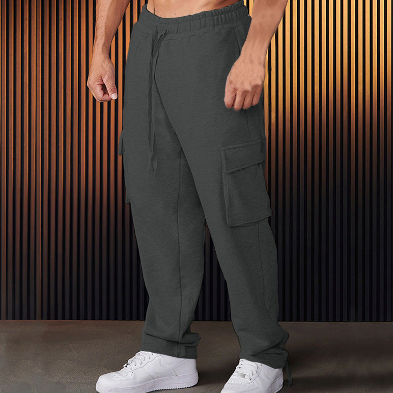 Herren Cargo-Jogginghose mit verstellbarem Bund und praktischen Seitentaschen ModeGeist