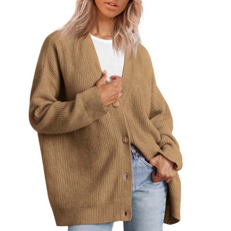 ModeGeist | Klassische Strick-Strickjacke für Alltag