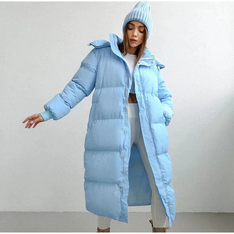 ModeGeist | Lange mit Verstellbarer Kapuze für Frauen Ideal für Den Winter