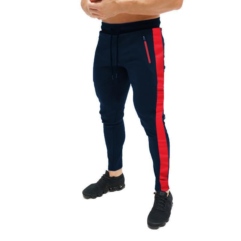 Herren Sportliche Jogginghose mit seitlichen Reißverschlusstaschen ModeGeist
