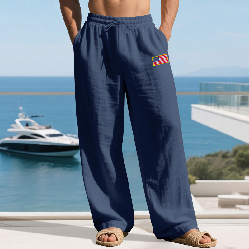Herren lässige Freizeithose mit elastischem Bund und praktischen Seitentaschen ModeGeist