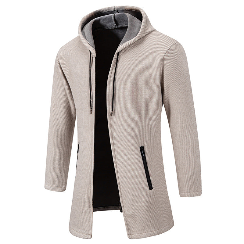 Herren modische Übergangsjacke mit hohem Kragen ModeGeist