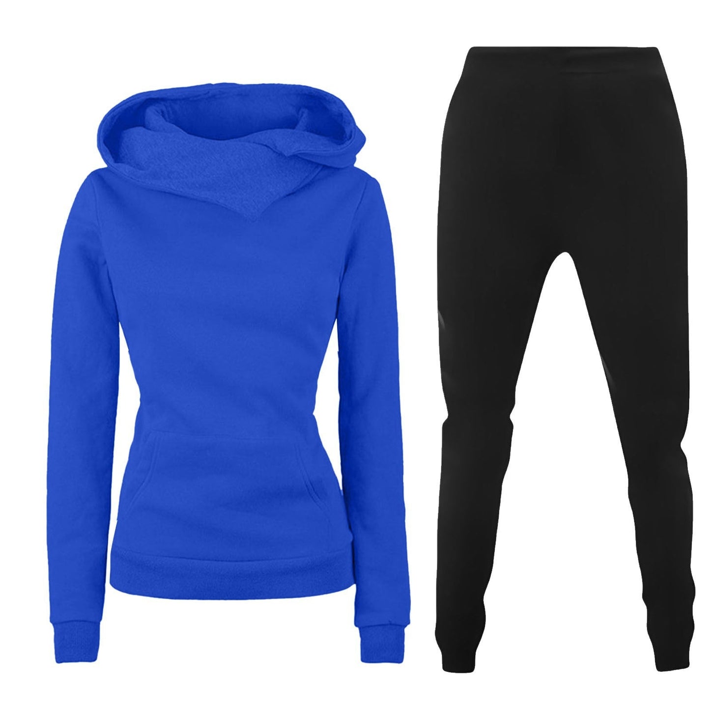 Damen Kapuzenpullover und Sporthose Kombination ModeGeist