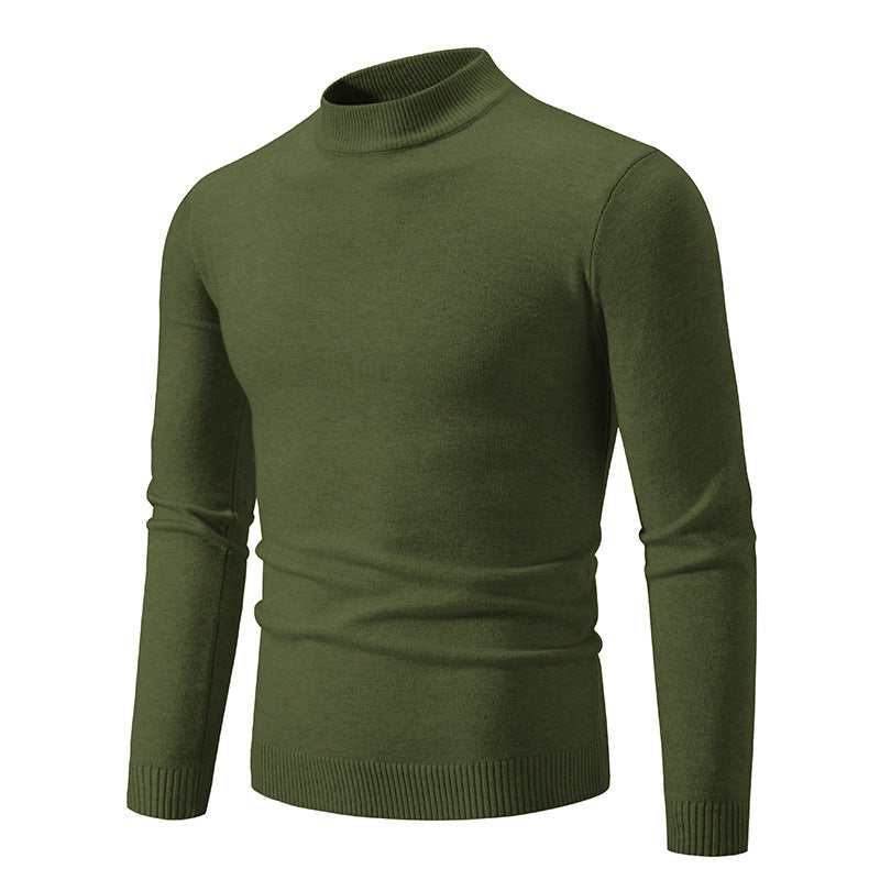 Herren modischer Rollkragenpullover aus feiner Strickqualität ModeGeist
