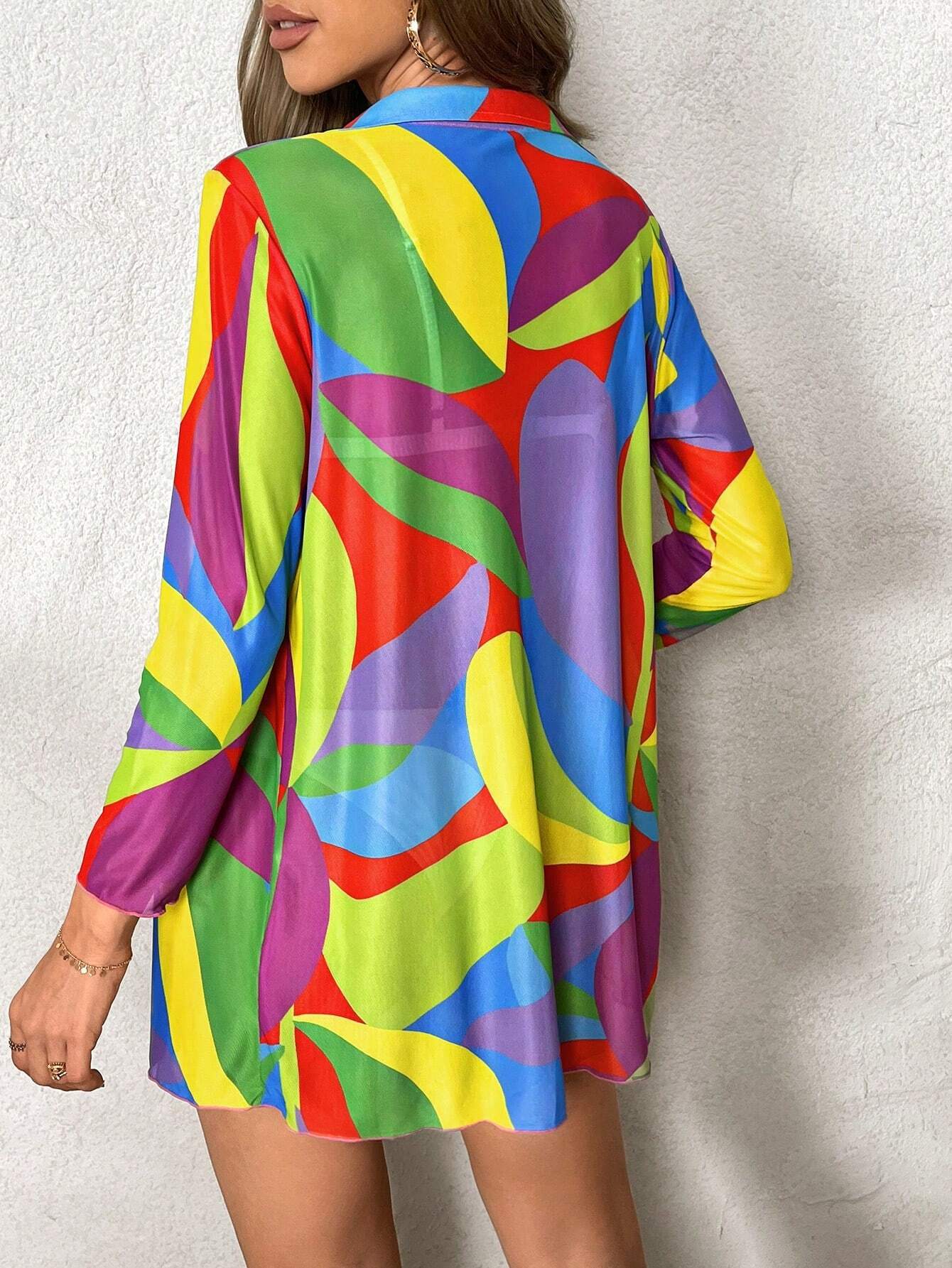 Modische Damen-Langarm Bluse