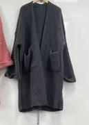 Damen Strickmantel mit Taschen ModeGeist
